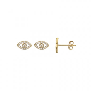 Boucles œil zircon