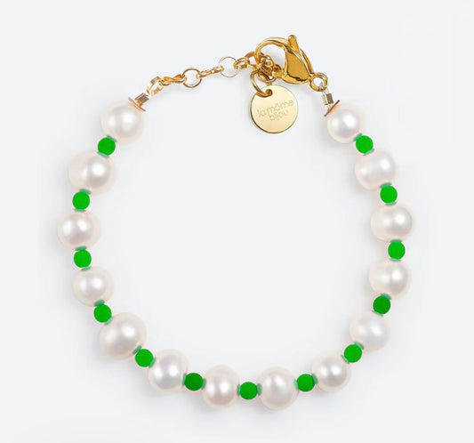 Bracelet perles fluo