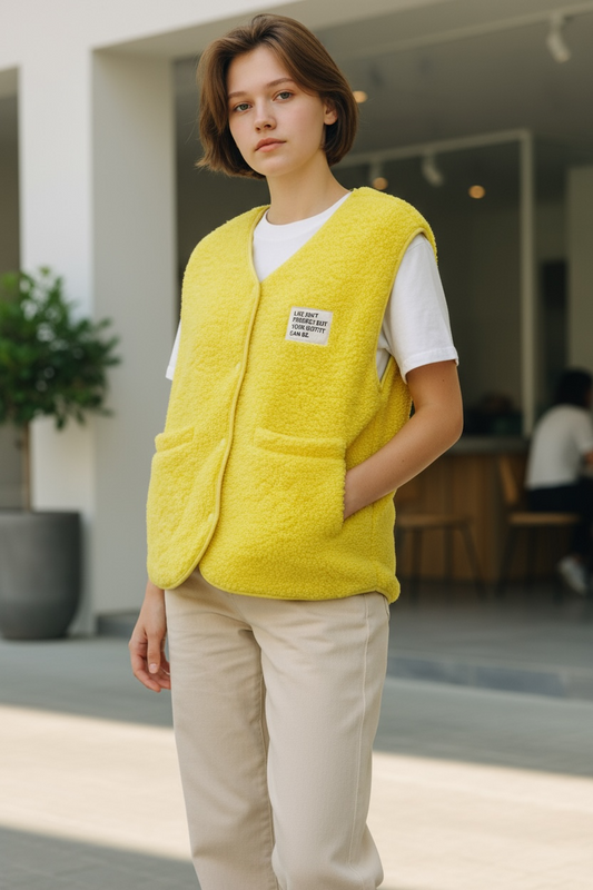 Gilet Moumoute Jaune