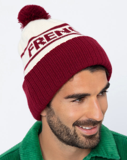 Bonnet Beanie BOSTON bordeaux