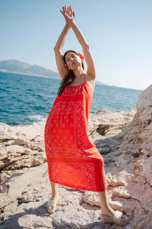 Robe bandana rouge - DupontDupont