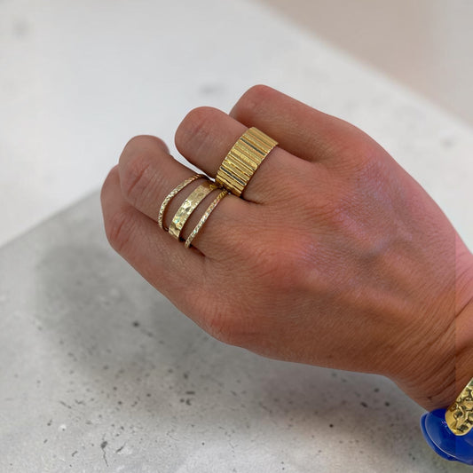 Bague Nina strie - DupontDupont