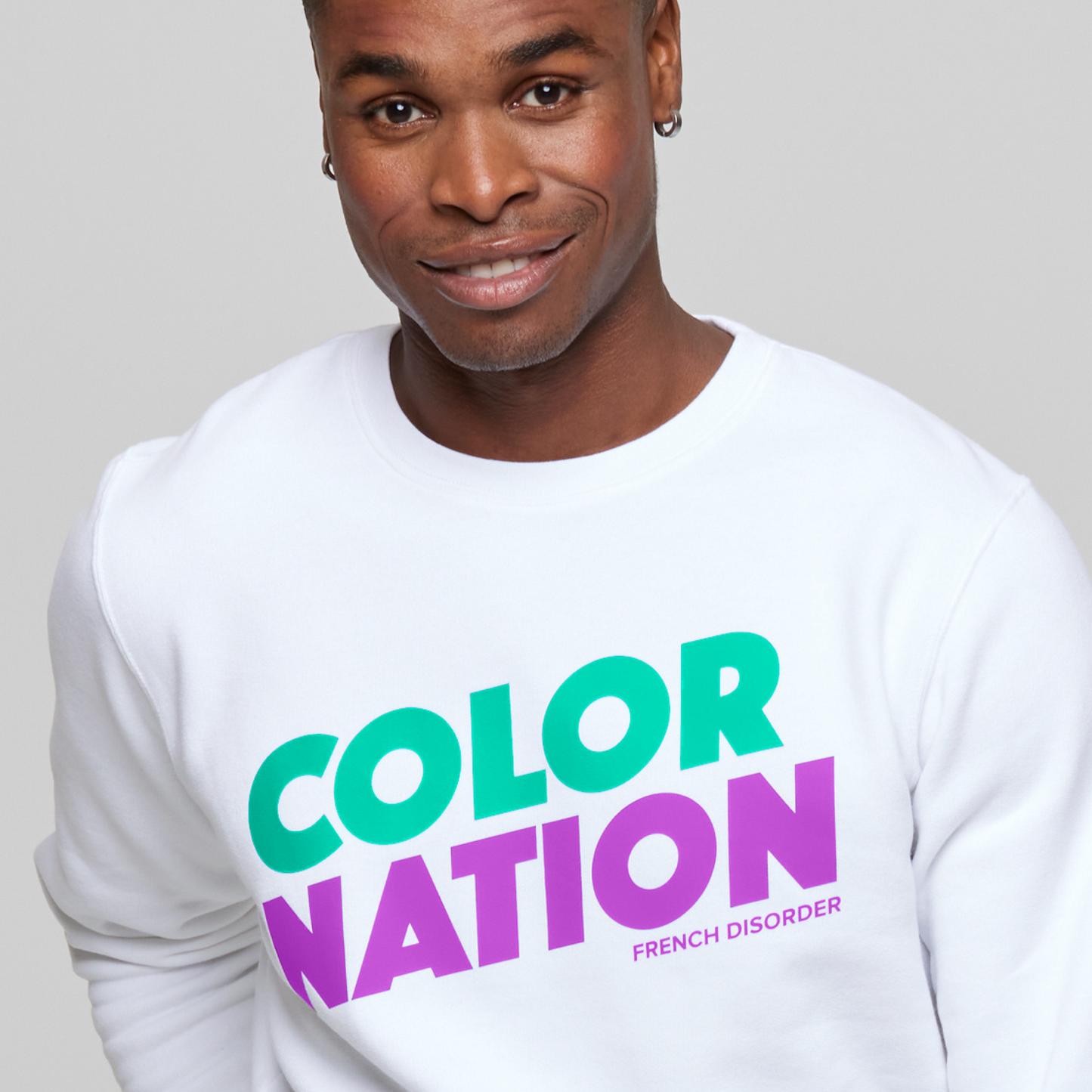 Sweat Dylan Color Nation Blanc