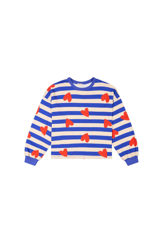 Sweat marinière coeur - DupontDupont