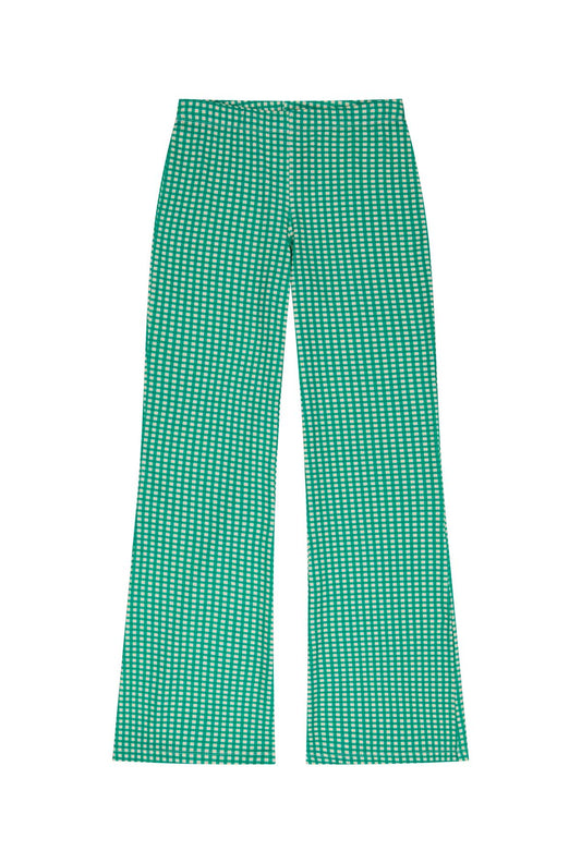 Pantalon Vichy vert