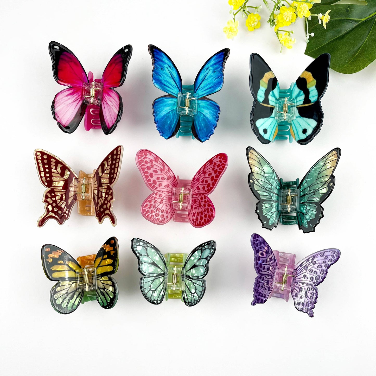 Pince à cheveux papillon