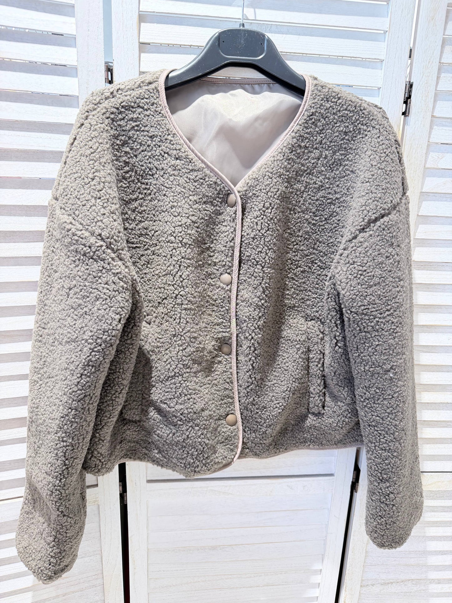 Veste à message: Taupe / TU