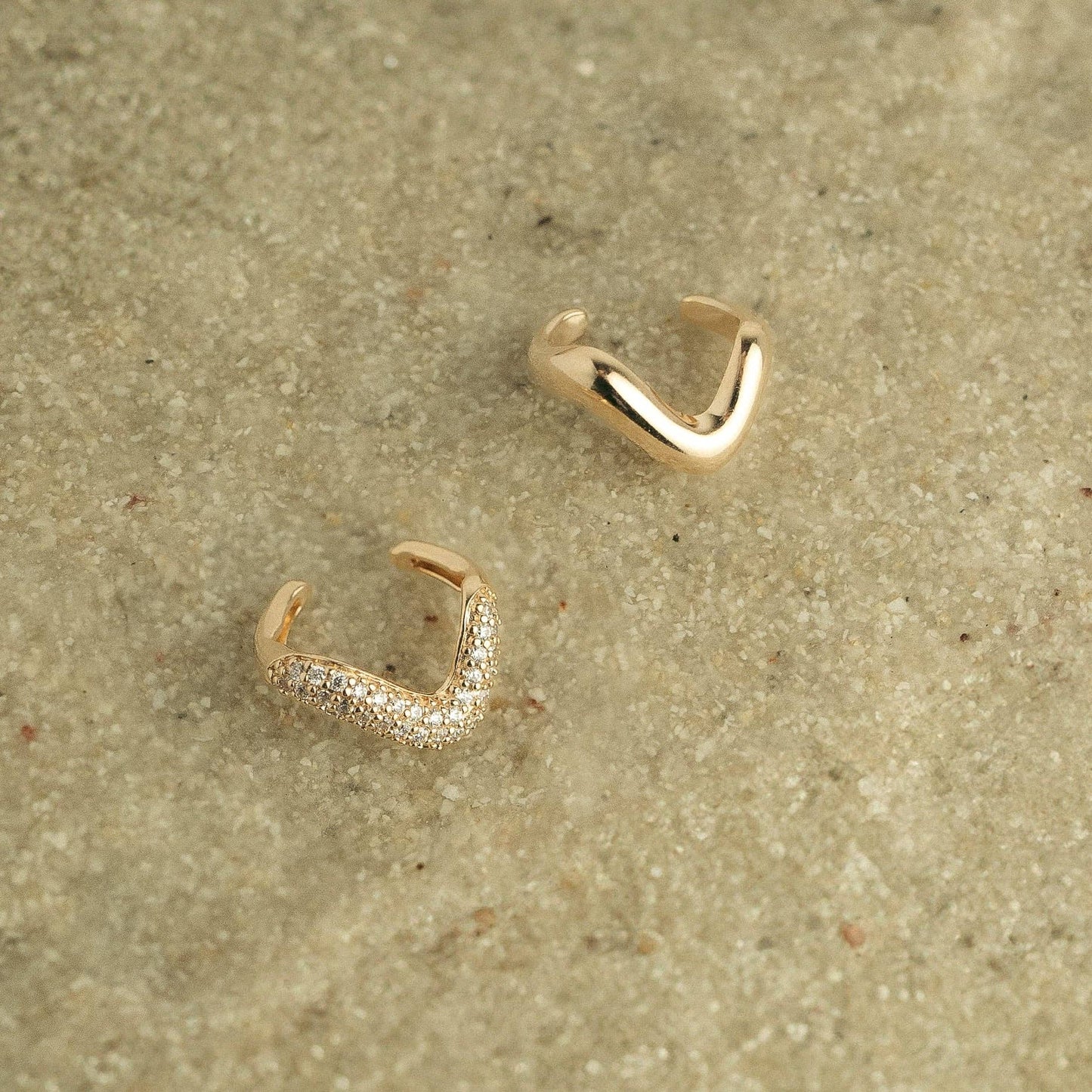 Earcuff Lison: Plaqué or