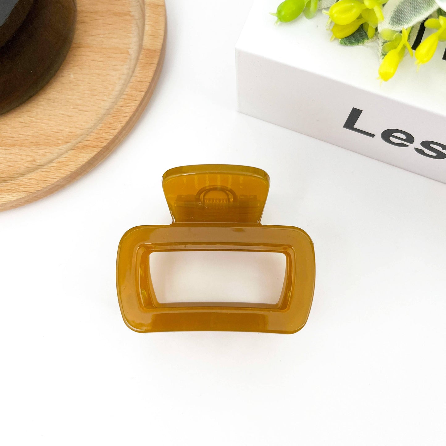 Pince à cheveux carrée Brown: