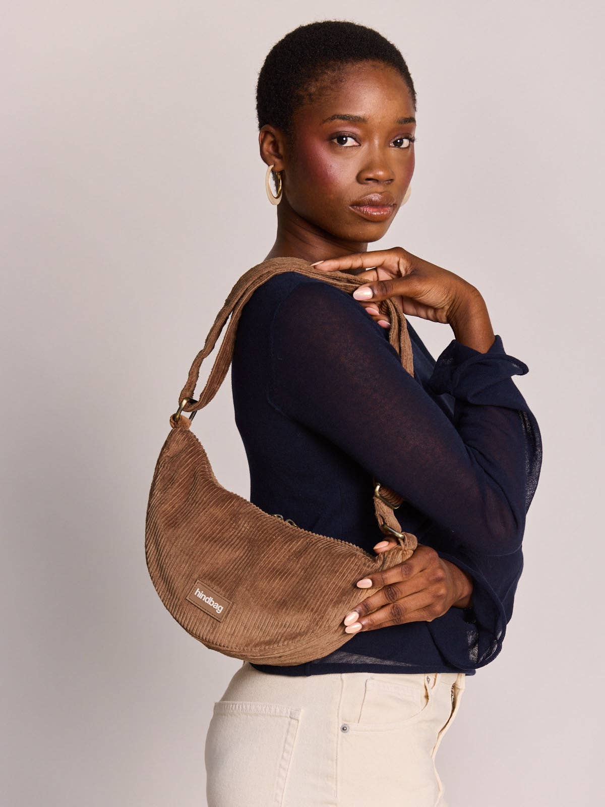 Sac bandoulière andrea velours macchiato - DupontDupont