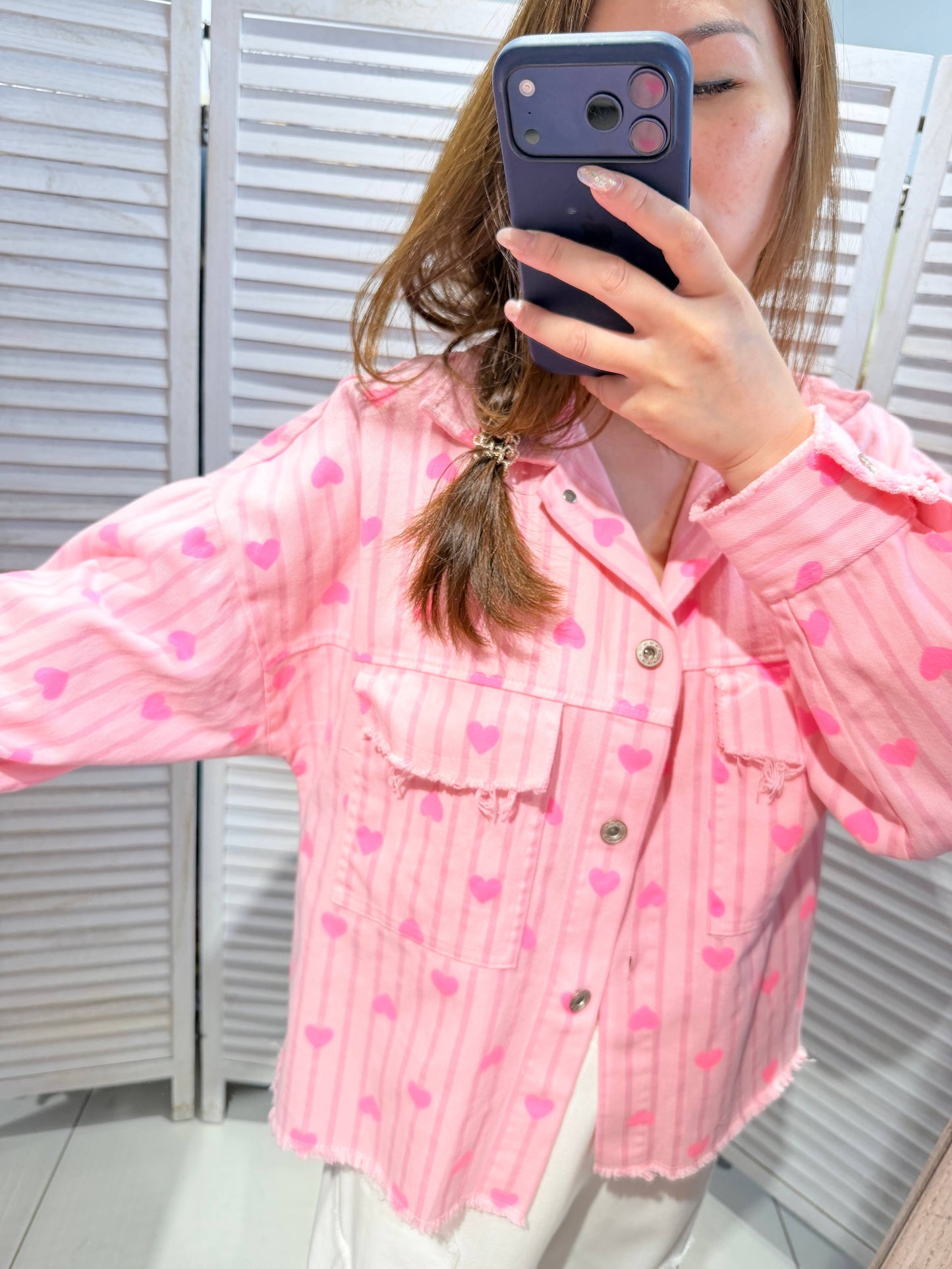 Veste à cœurs: Rose / TU - DupontDupont