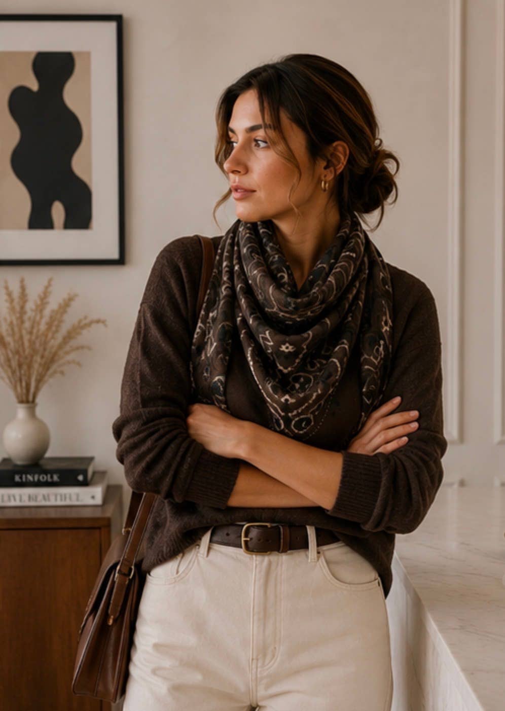 Echarpe Bandana: Beige - DupontDupont