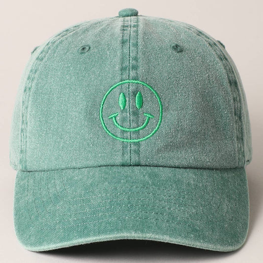 Casquette Happy Face Vert