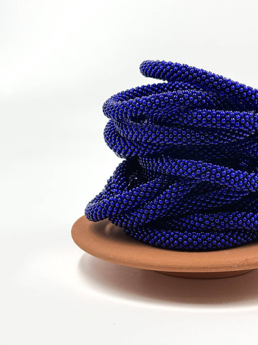 Bracelet népalais Bleu néon F39 - DupontDupont