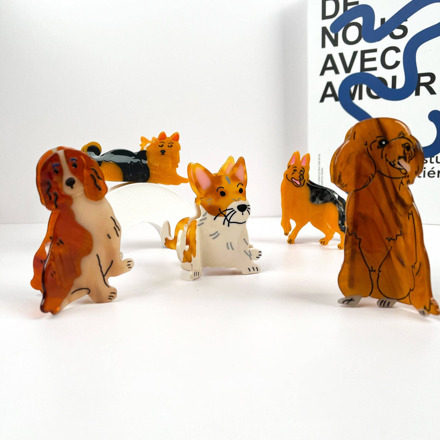 Pince à cheveux: Cocker épagneul