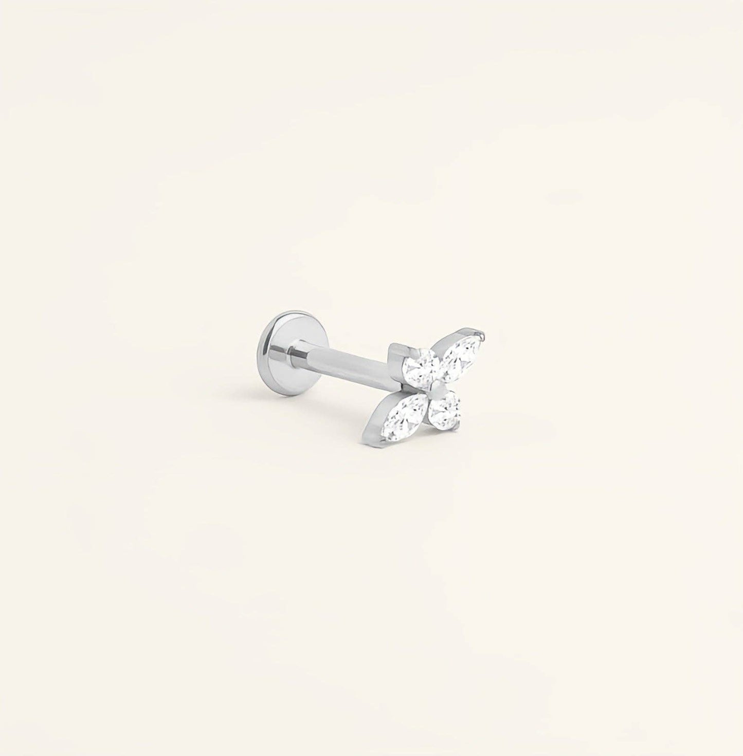 Piercing titane Aconit: Titane doré / 8mm