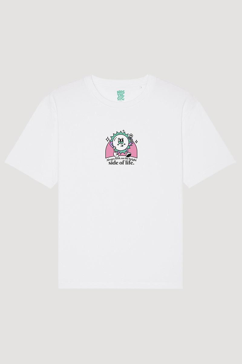 T-shirt Regarde toujours le bon côté de la vie