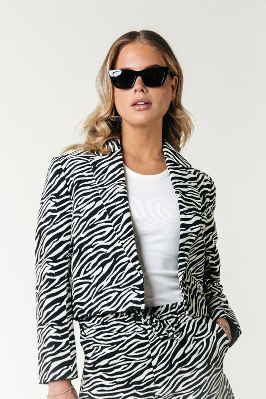 Blazer Jacquard Zebra