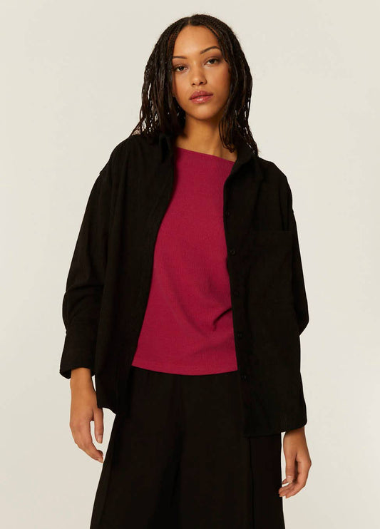 CHEMISE VELOURS CÔTELÉ