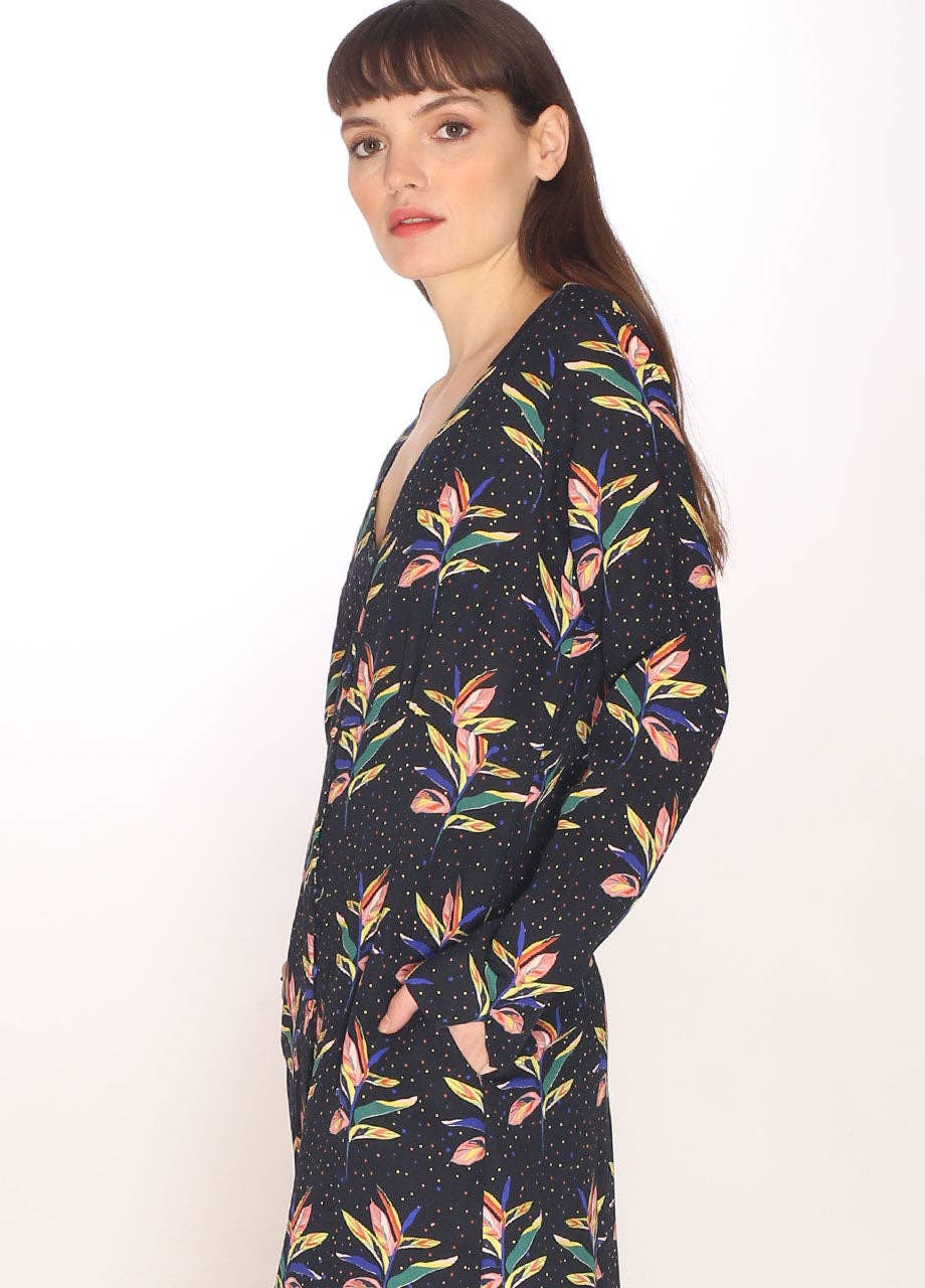 ROBE LONGUE PÉTALE