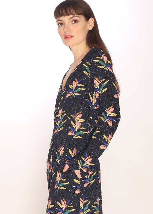 ROBE LONGUE PÉTALE