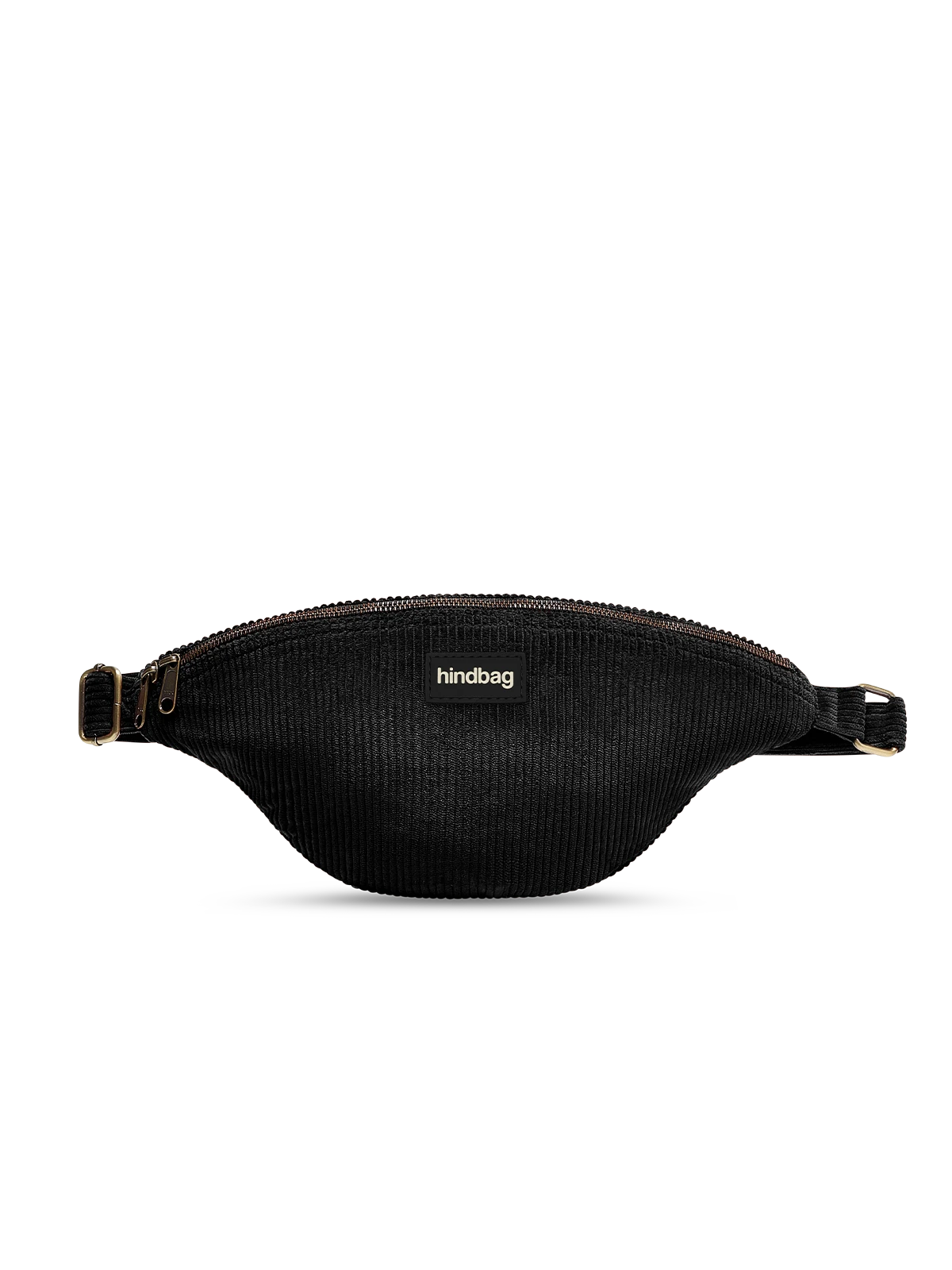 Sac banane sasha velours noir