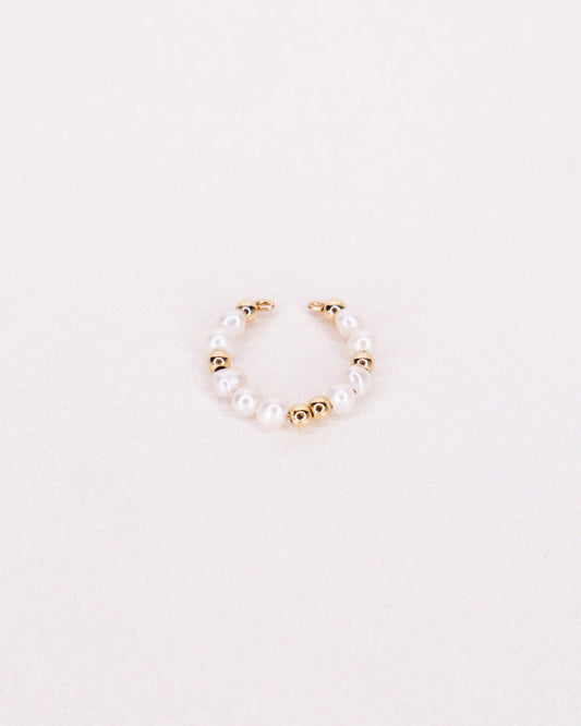 Tehuano - blanc: Or / Perle de culture - DupontDupont