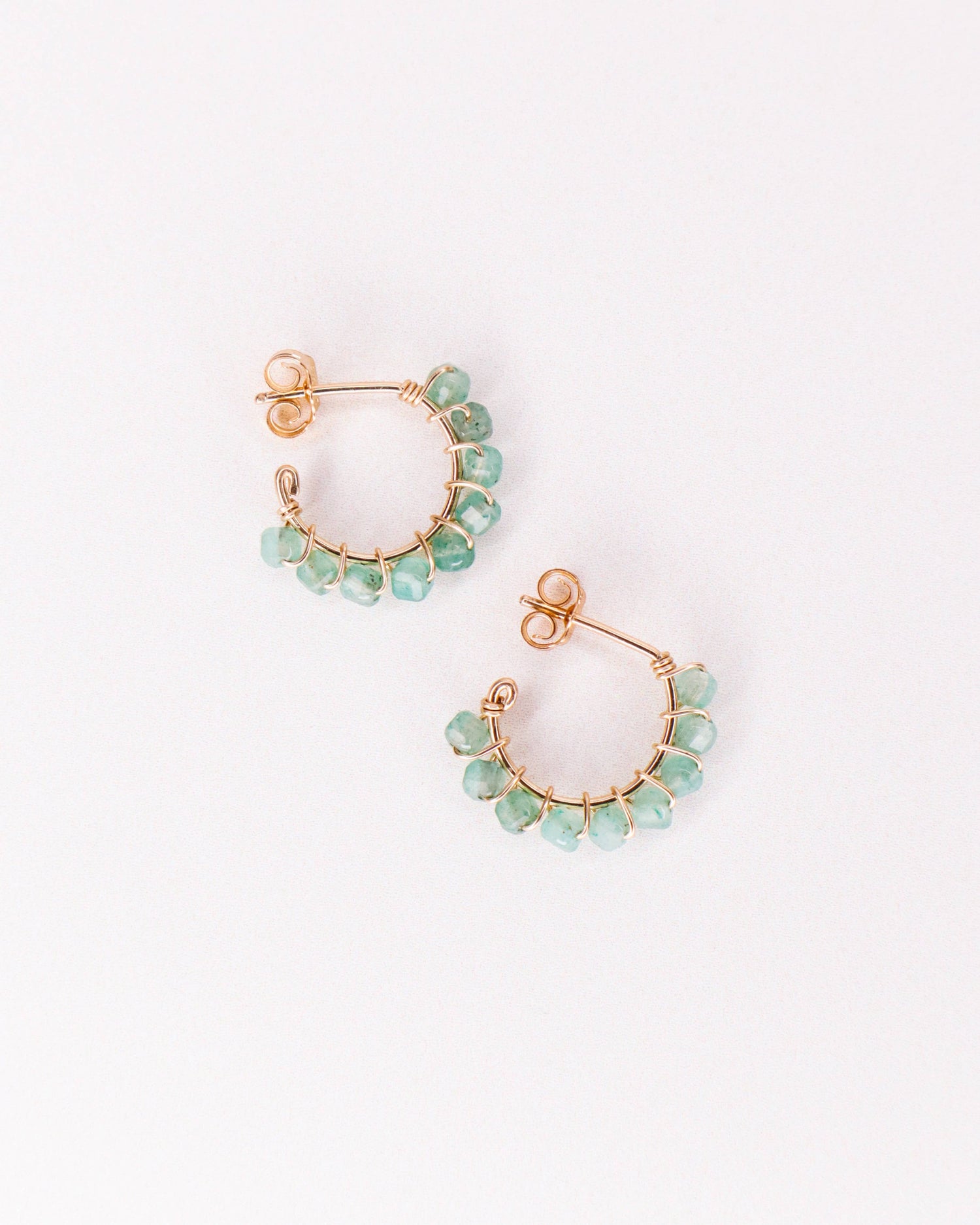 Beaume - vert: Or / Aventurine / Paire - DupontDupont