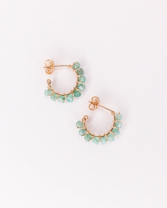 Beaume - vert: Or / Aventurine / Paire - DupontDupont