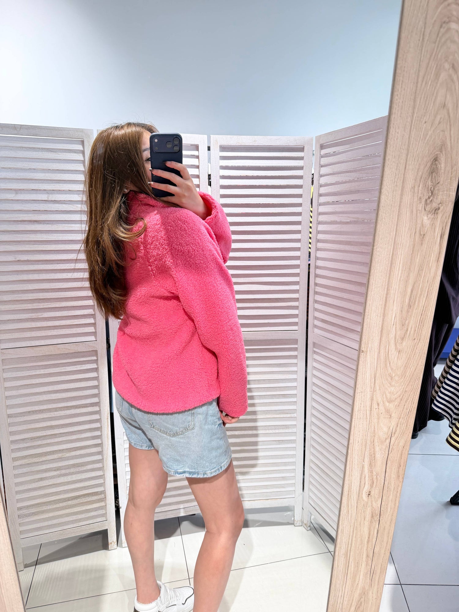 Veste zippée en molleton bouclé: Rose / TU - DupontDupont