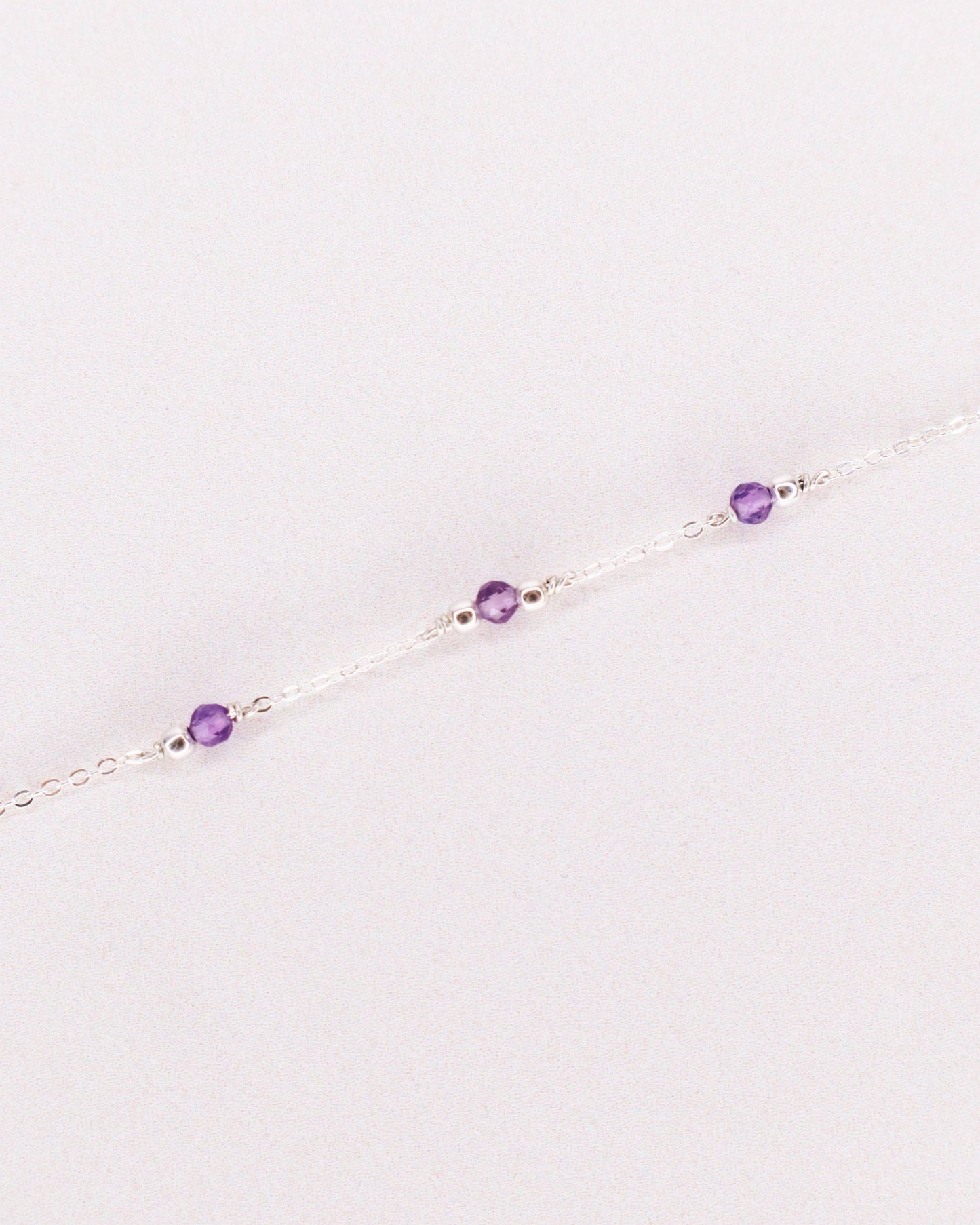 Bracelet Aube avec pierre Grenat