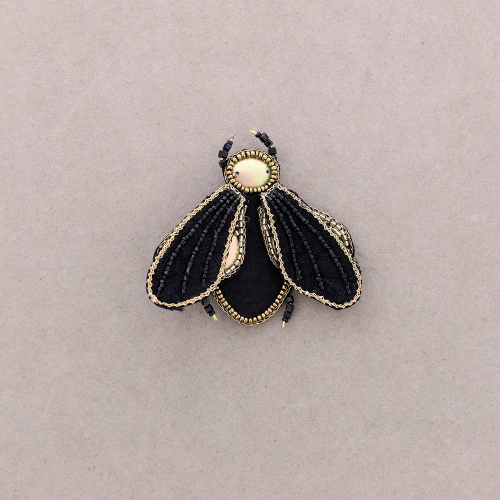 Broche Insecte Paillettes: Turquesa