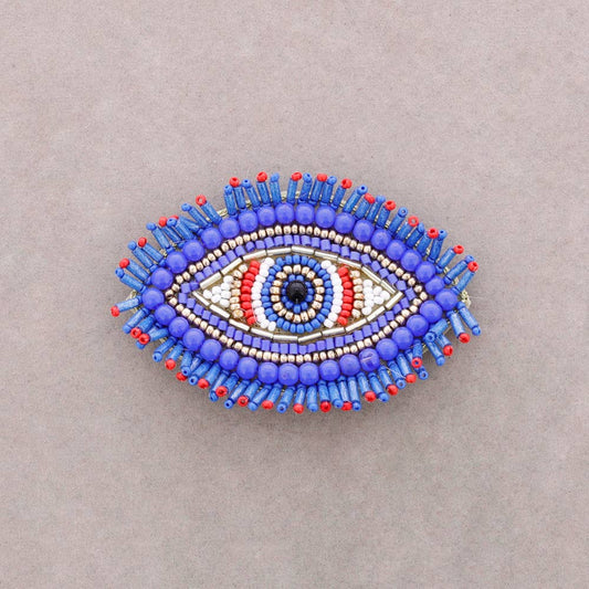 Broche Œil Turc Perles Azul - DupontDupont