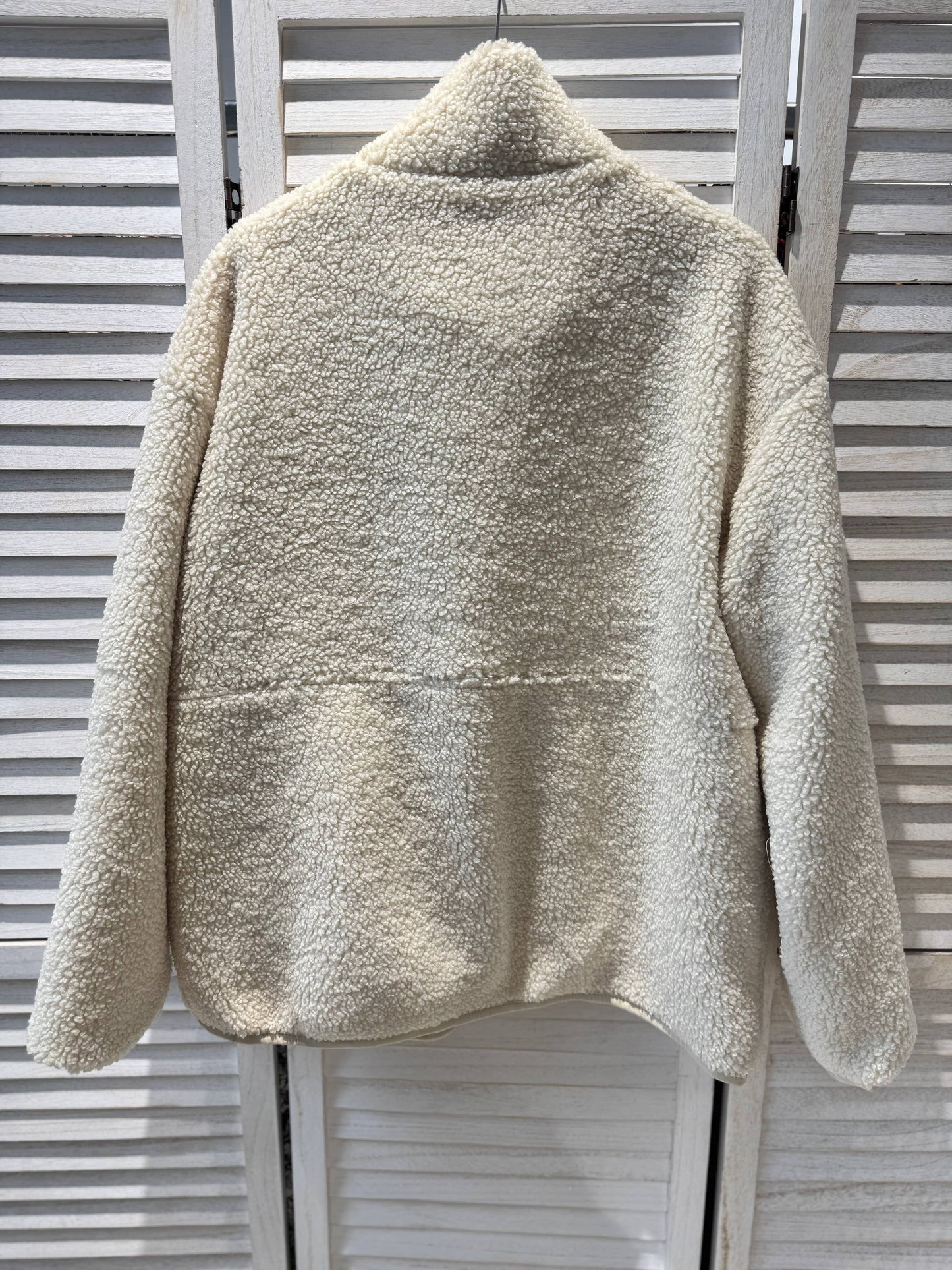 Veste polaire zippée: Ecru / TU