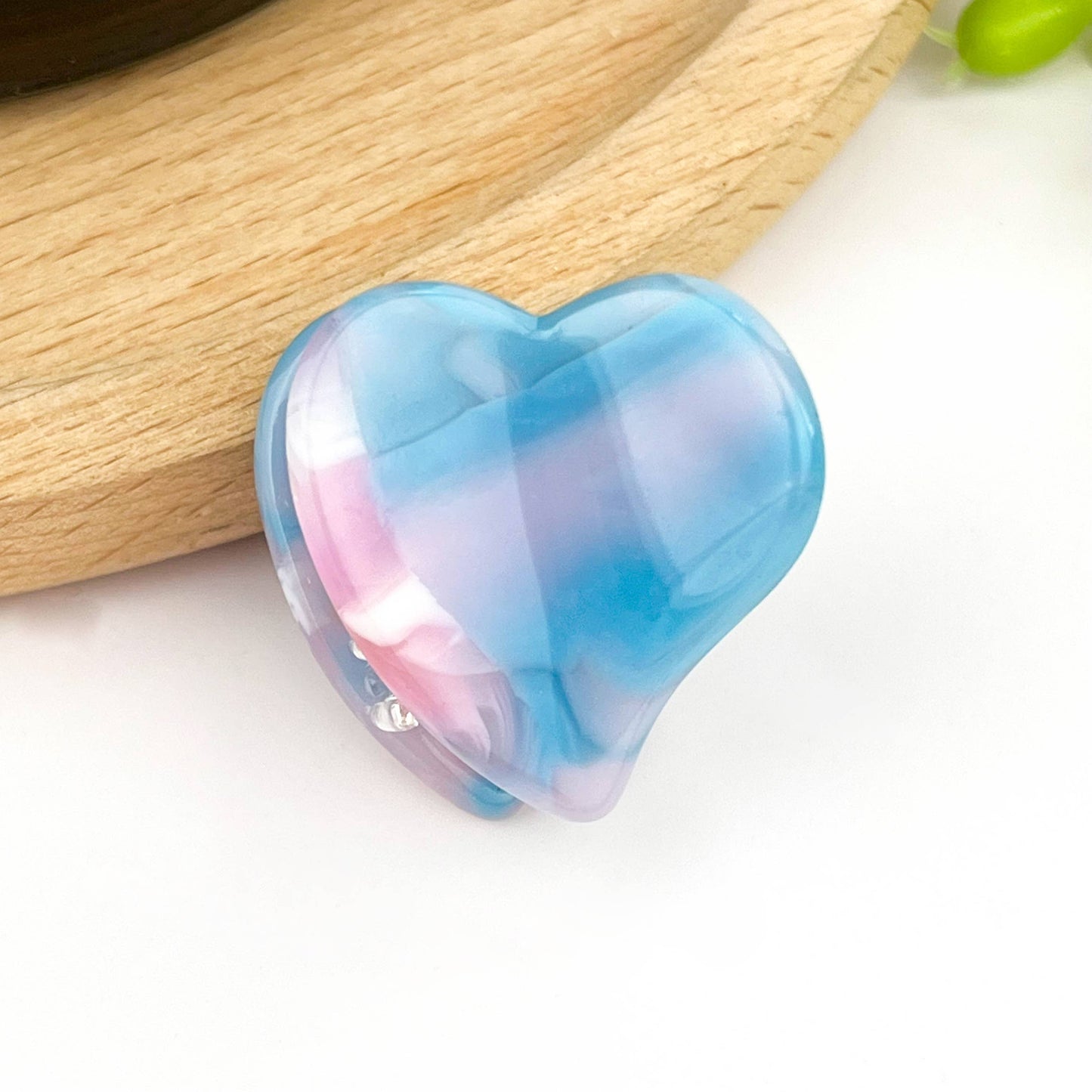 Pince à cheveux mini cœur Rose Violet - DupontDupont