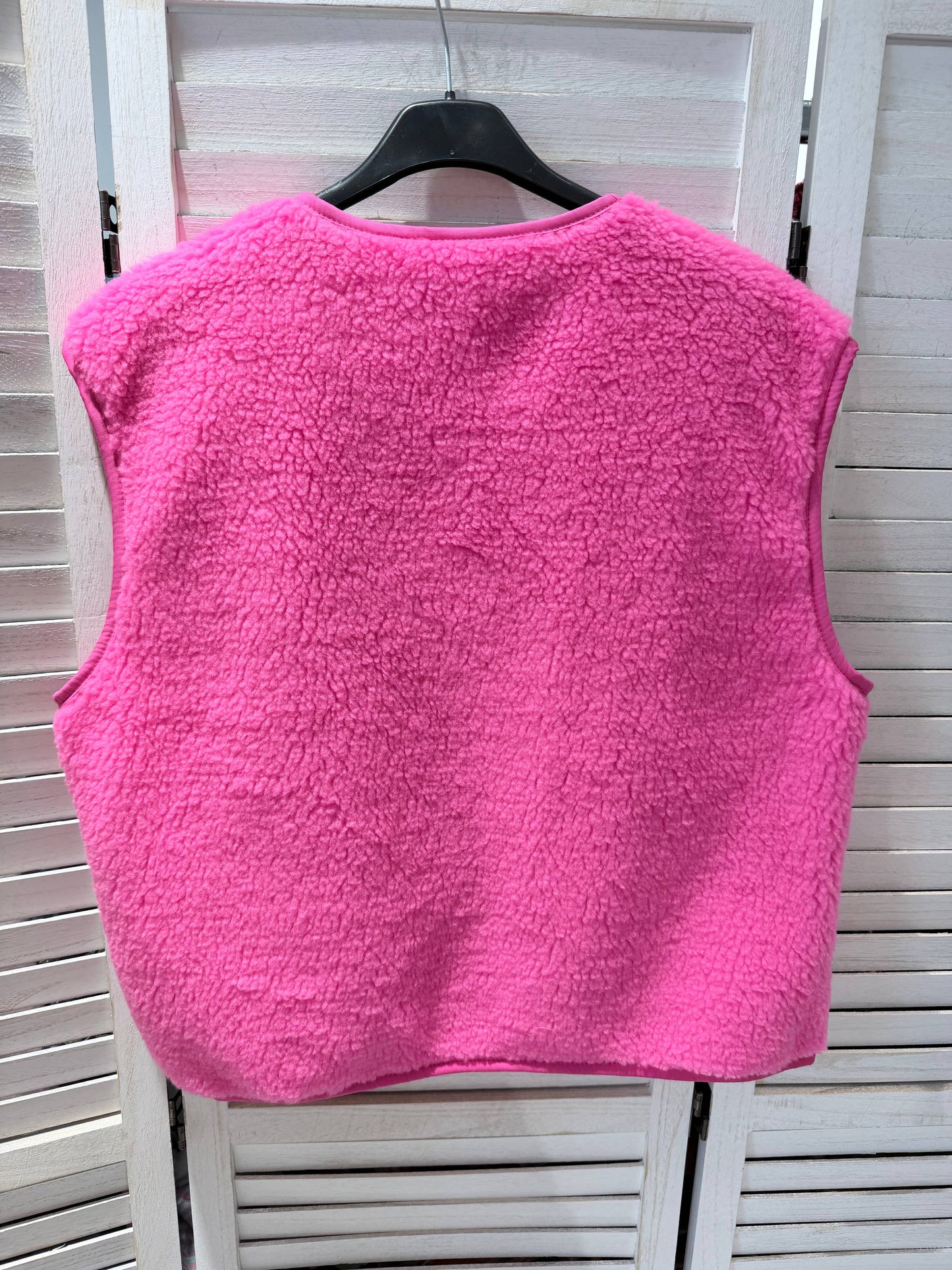 Gilet moumoute original: Rose / TU