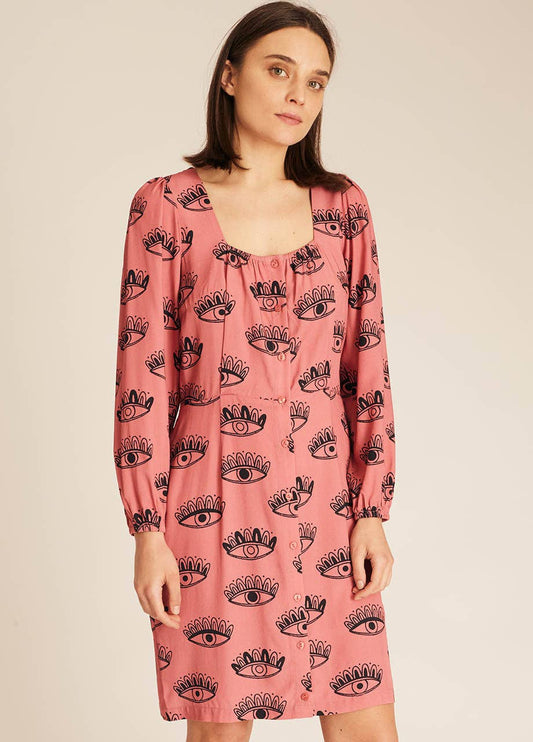 ROBE IMPRIMÉ YEUX
