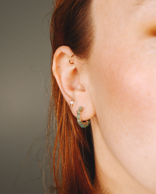 Beaume - vert: Or / Aventurine / Paire - DupontDupont