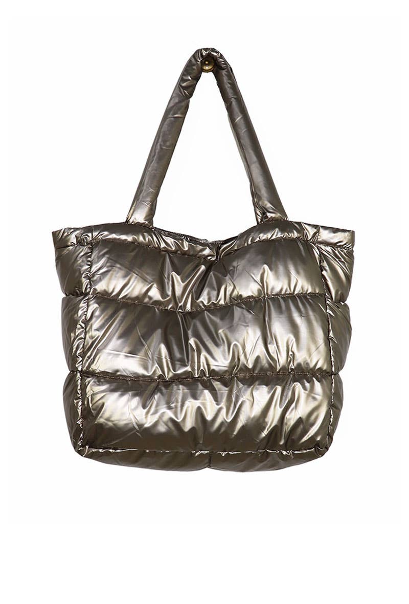 Sac cabas matelassé Or