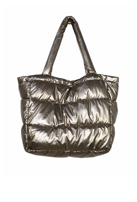 Sac cabas matelassé Or