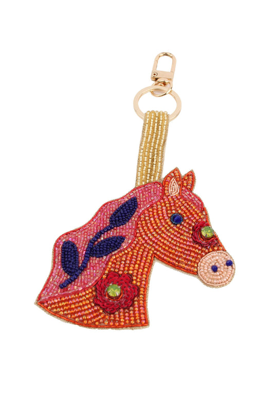 PORTE-CLÉS BIJOU DE SAC CHEVAL FOLK - DupontDupont