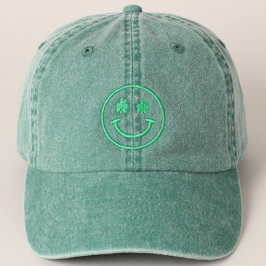 Casquette brodée Clover Happy Face