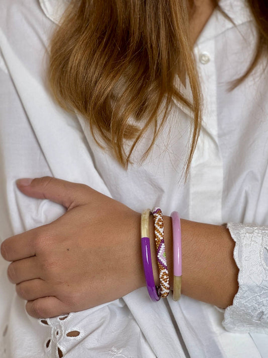 Jonc corne de buffle Lilas