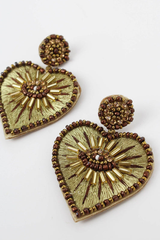 BOUCLES D'OREILLES CŒUR EYE
