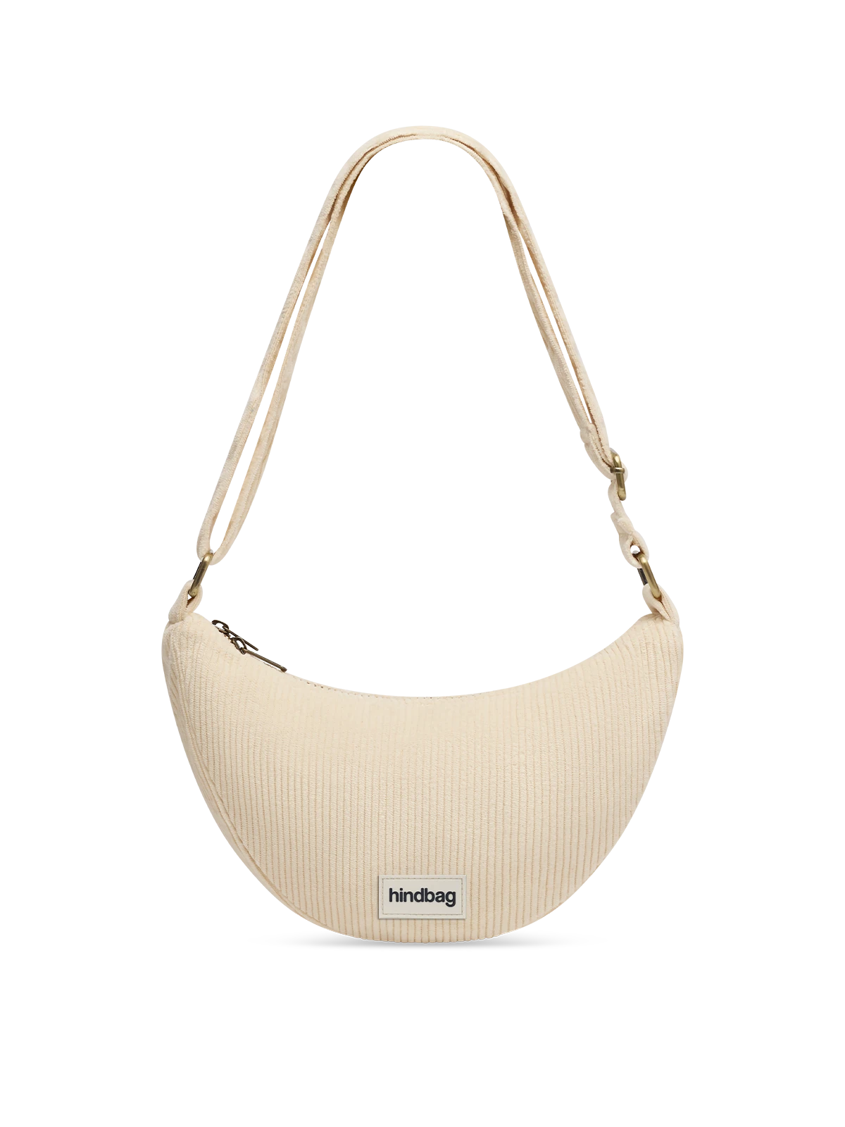 Sac bandoulière andrea velours crème - DupontDupont