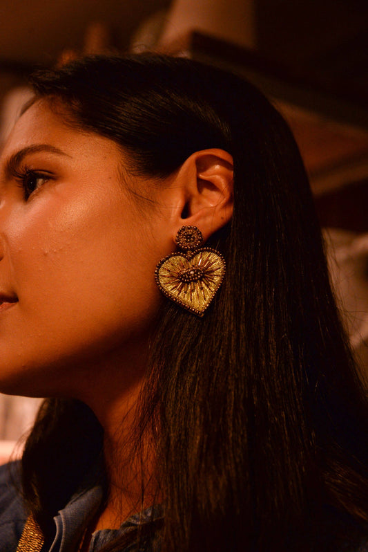 BOUCLES D'OREILLES CŒUR EYE