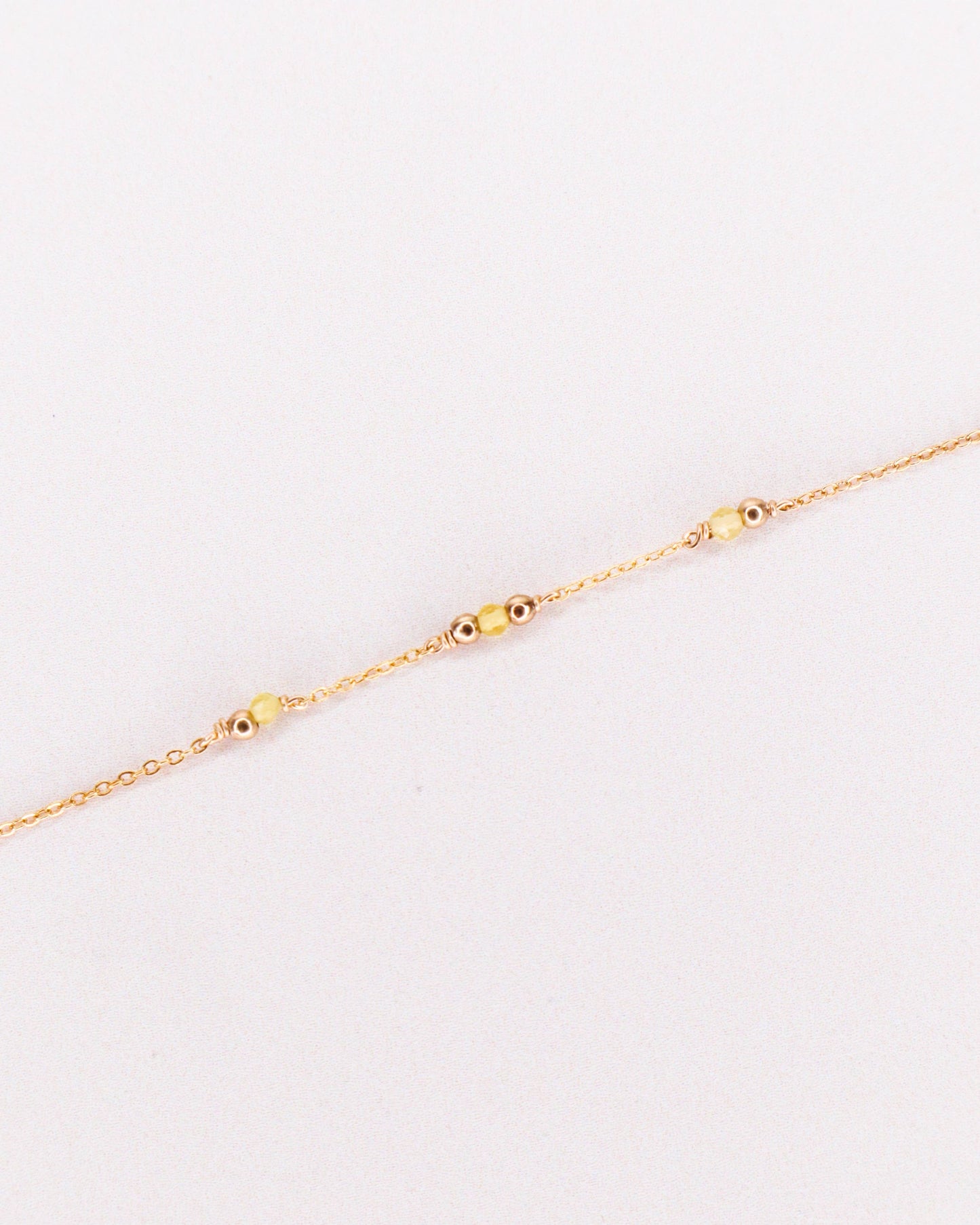 Bracelet Aube avec pierre Citrine