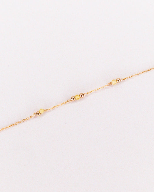 Bracelet Aube avec pierre Citrine - DupontDupont