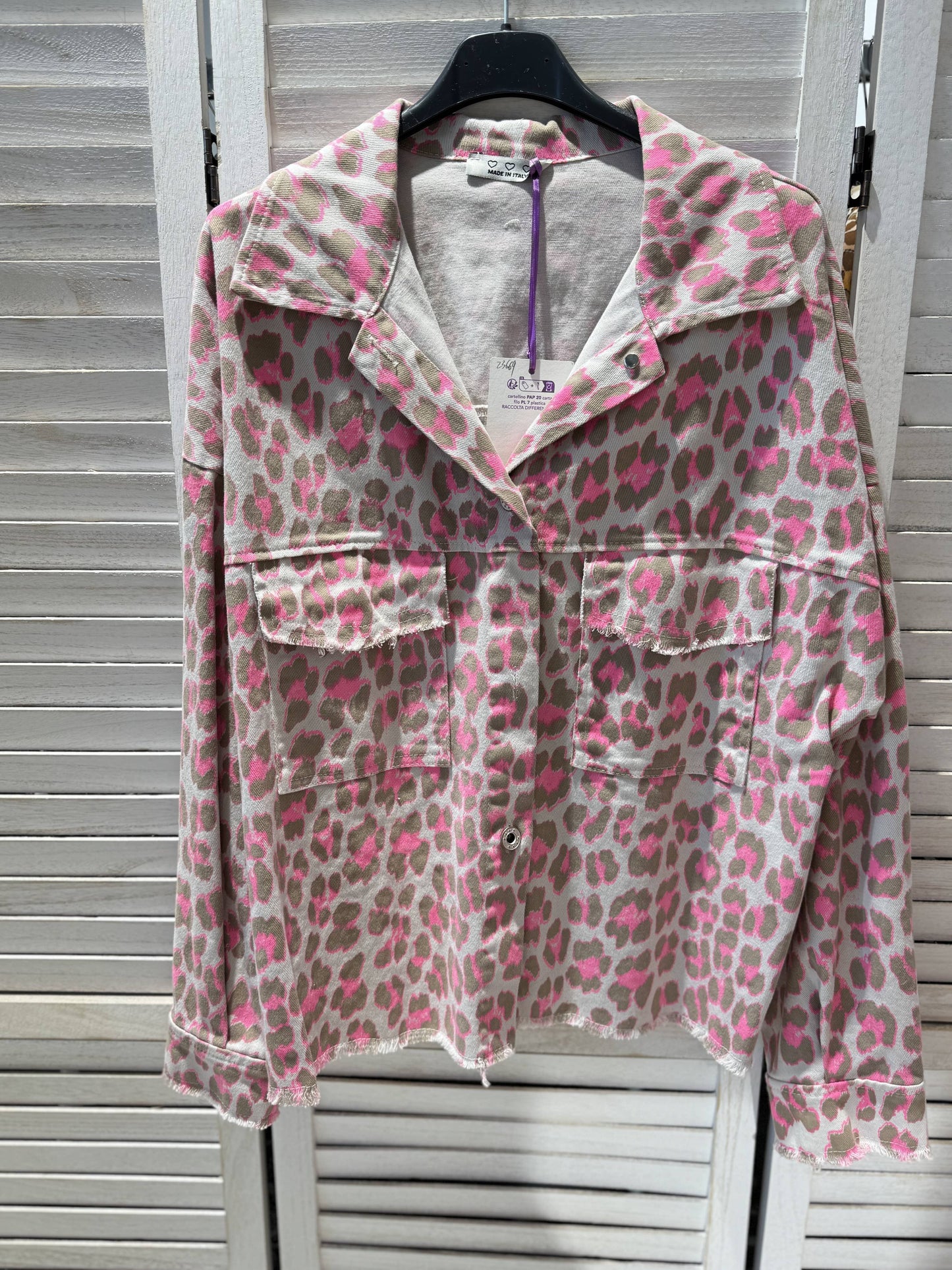 Veste Femme à Imprimé Animal: Gris / Taille unique - DupontDupont