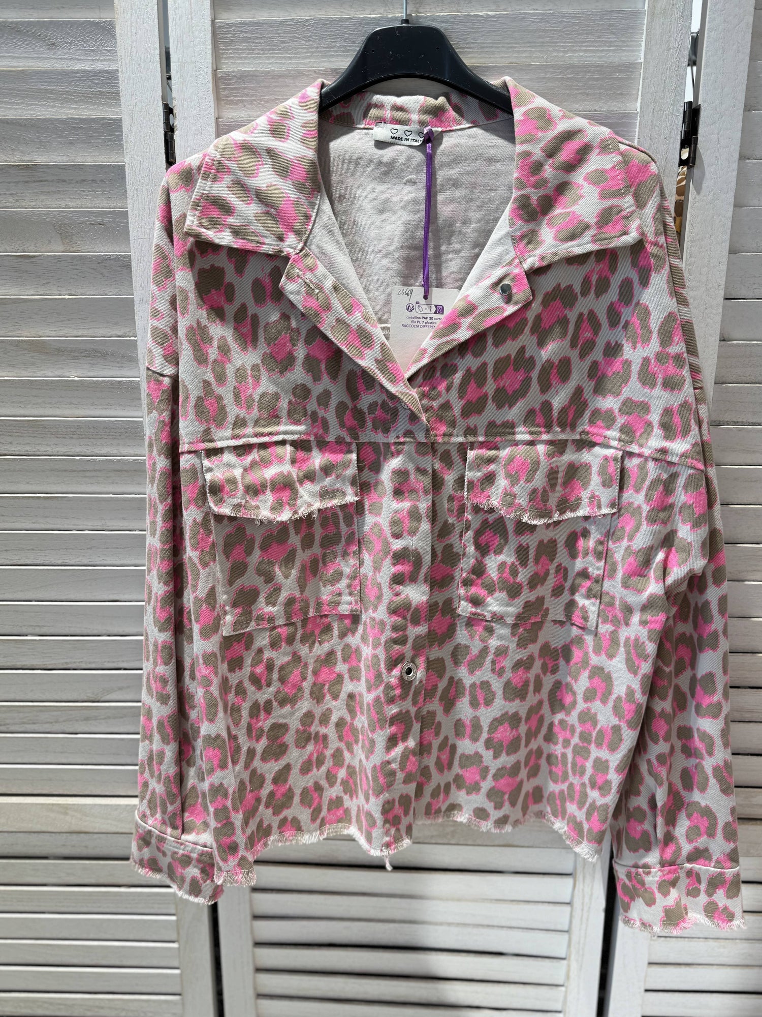 Veste Femme à Imprimé Animal: Gris / Taille unique - DupontDupont